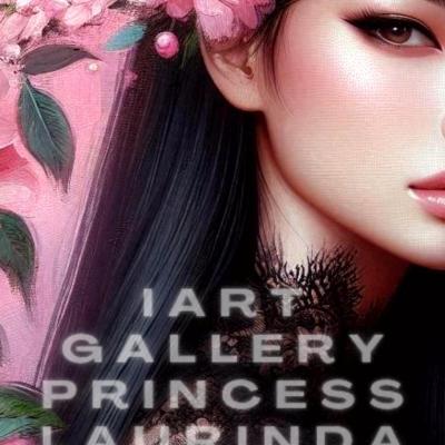 Oil Palette Illusion: April in Full Bloom at Princess Laurinda iArt Gallery.